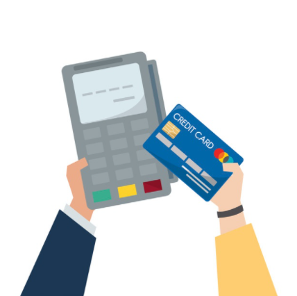Los pasos de un proceso de tarjeta de crédito